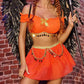 Halloween Sexy See-Through Mesh Role Playing Lingerie Set