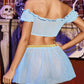 Halloween Sexy See-Through Mesh Role Playing Lingerie Set