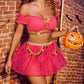 Halloween Sexy See-Through Mesh Role Playing Lingerie Set