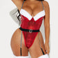 Christmas Sexy Santa's Naughty List Sequin Teddy