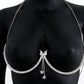 Fashion Sexy Diamond Studded Tassel Bra Necklace
