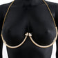 Fashion Sexy Diamond Studded Tassel Bra Necklace