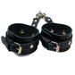 Sexy Bowknot Hip PU Bondage Handcuffs Sex Toys