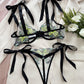 Butterfly Mesh Embroidery See-Through Temptation Sexy Lingerie Set