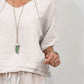 Women'S Casual V-Neck Pullover With Half Sleeves + Long Pants Two-Piece Suit
