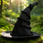 Halloween Gothic Dark Party Ruffled Witch Hat