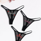Low Rise T-back Mesh Panties