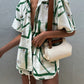 Vacation Abstract Print Two-piece Set