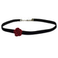 Vintage Red Rose Classy Velvet Choker
