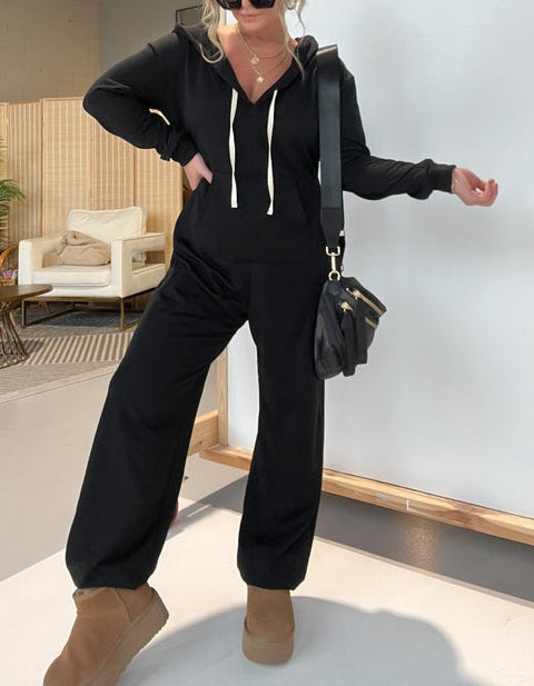 Black Friday Sale 80% OFF - Cozy Days French Terry Jumpsuit 