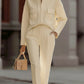 Luxe Oversized Shirt & Tailored Trouser Two-Piece Set