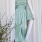 Fashionable Fantasy Color Maxi Dress