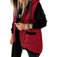 Women's Hooded Outwear Vest Lightweight Zipper Up Padded Gilet With Pockets
