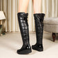 Rakkiss Women's FrostKiss Long Boots - Bow Detail Plush Lined Snow Boots (US 4-11)