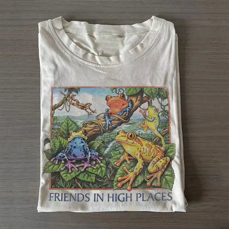 Friends in High Places Frog 90s T-shirt