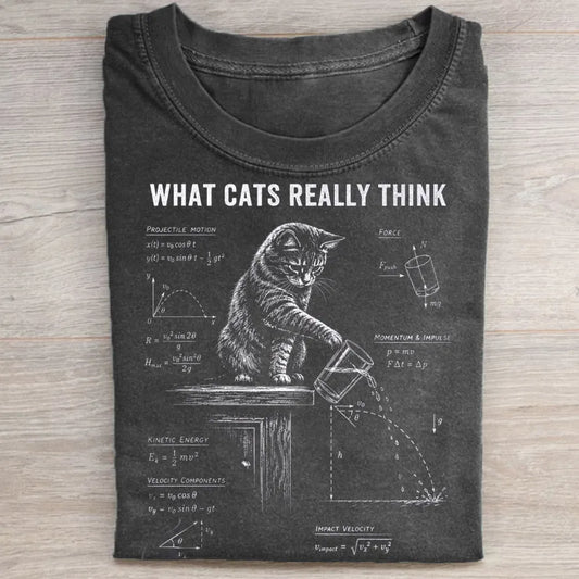 Funny Cat Physics T-shirt