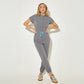 Women's Slim Fit 8-Pocket Jogger Scrub Jumpsuit