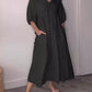 Women's Casual V Neck Dress