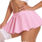 Mini Short Skirts with Stockings
