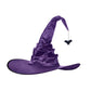 Halloween Gothic Dark Party Ruffled Witch Hat