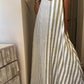 Women'S Casual Striped Patchwork Suspender Cotton And Linen Dress