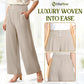 EllaFlow - LAST DAY SALE 49% OFF Soft Flowy High-Waist Pull-On Wide-Leg Pants