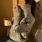 Grey Bandana Patterned Cardigan