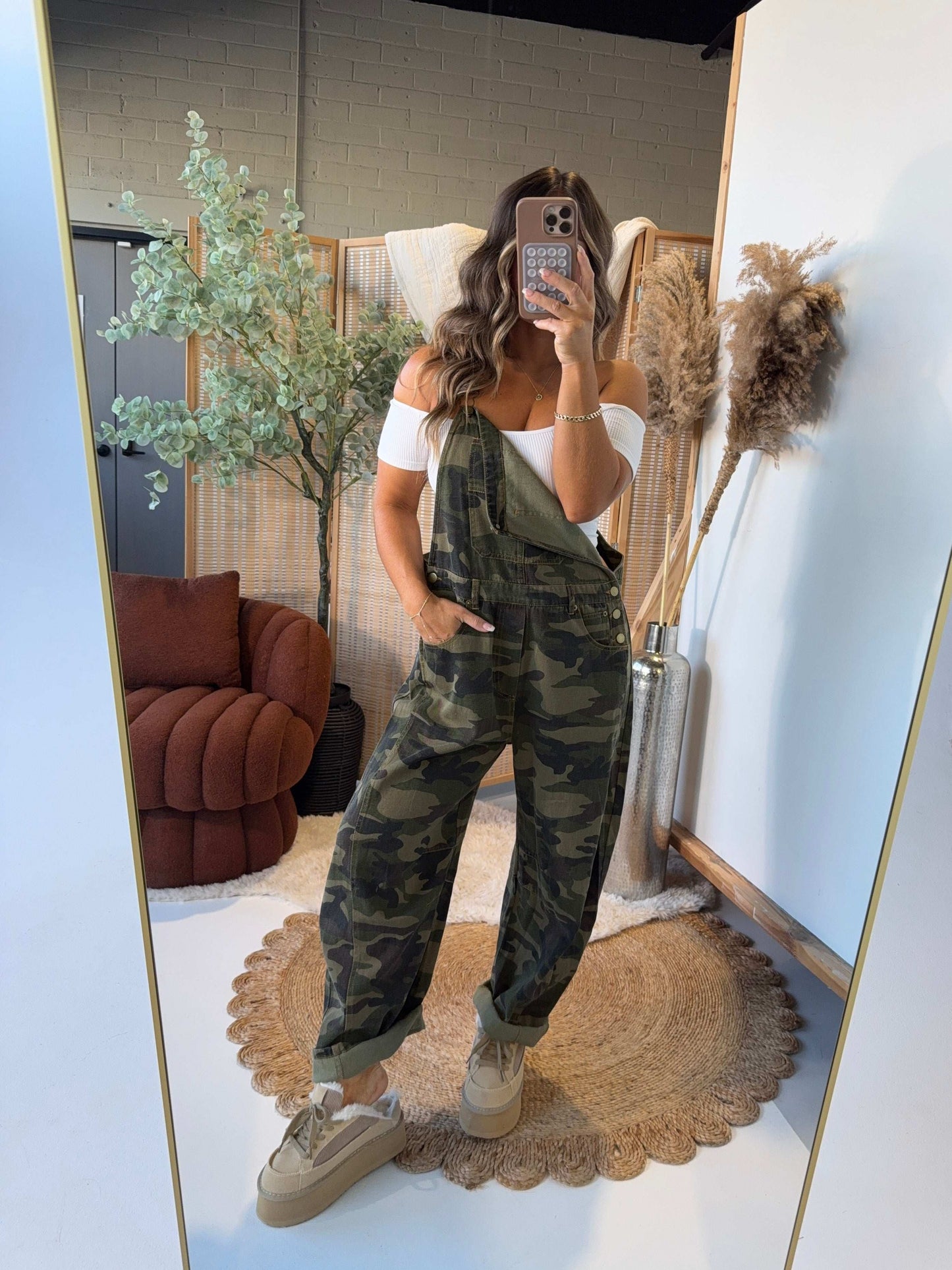 Gone Country Barrel Overalls Camo