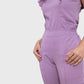 Women's Two Pockets Scrub Pants with Leg Elastics