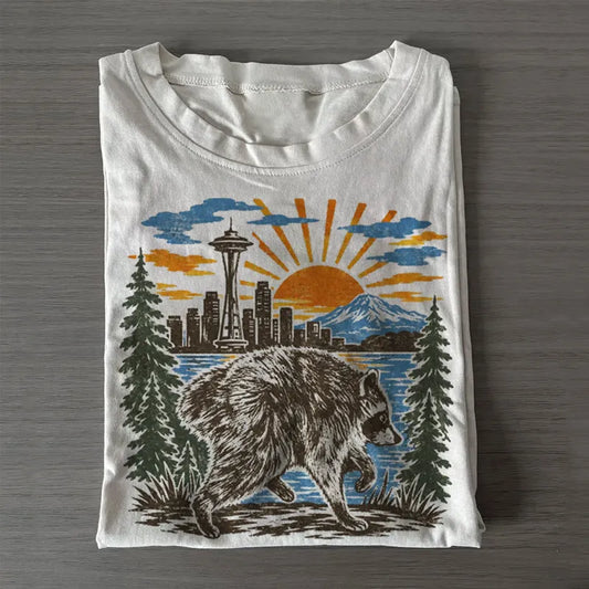 Trendy Raccoon Meme Unisex T-shirt