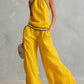 Halterneck Sleeveless Wide-Leg Pants Suit For Women