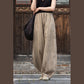 Ramie Cotton Linen Pants Tie-dye Design Trousers Loose Zen Yoga Women's Pants with Pockets