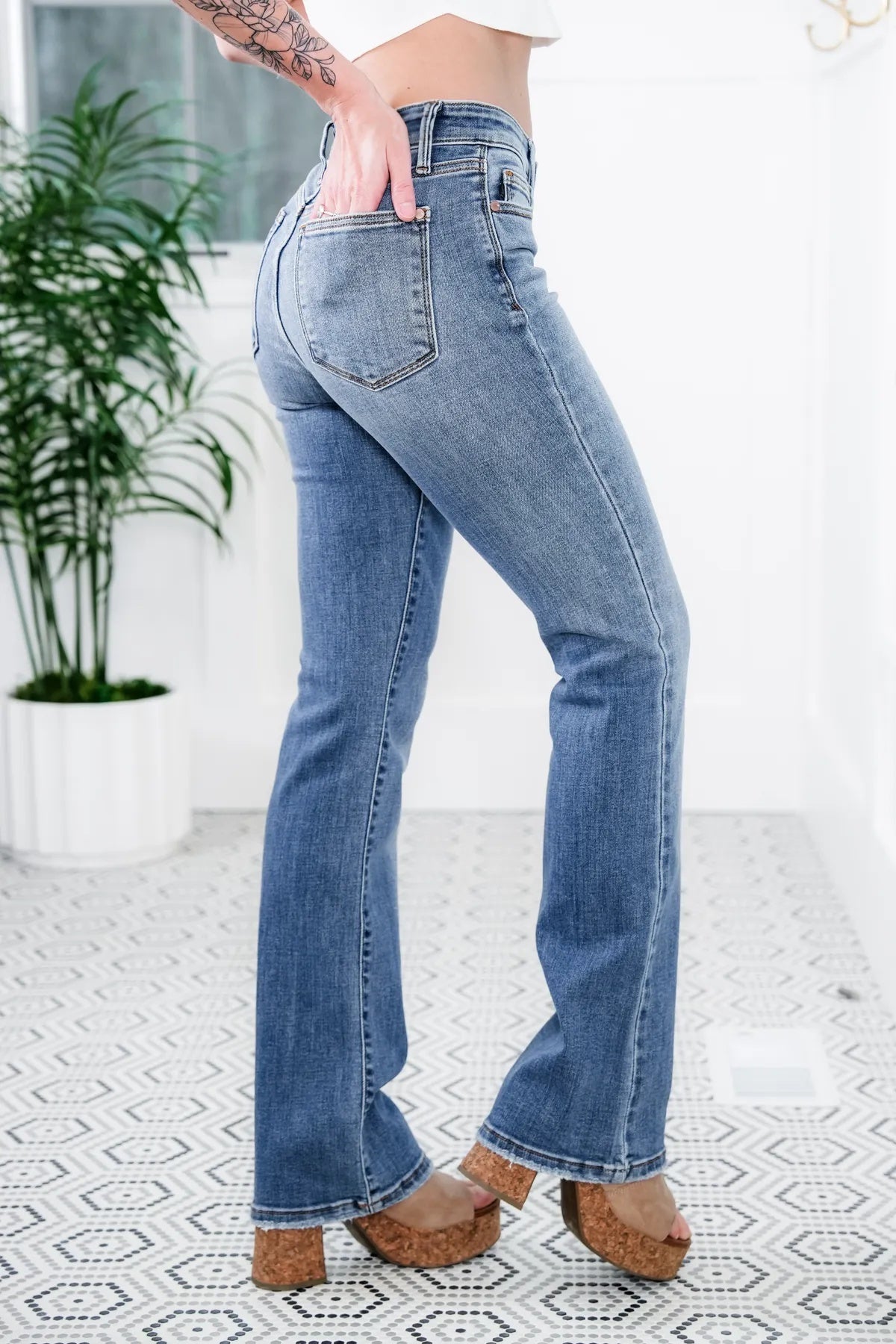 Holy Grail Tummy Control Bootcut Jeans (Buy 2 Free Shipping)