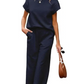 Women's Casual Textured Tops and Wide Leg Pants Lounge Sets (Buy 2 Free Shipping)