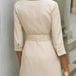 Tailored Blazer-Inspired Mini Dress With Belted Waist