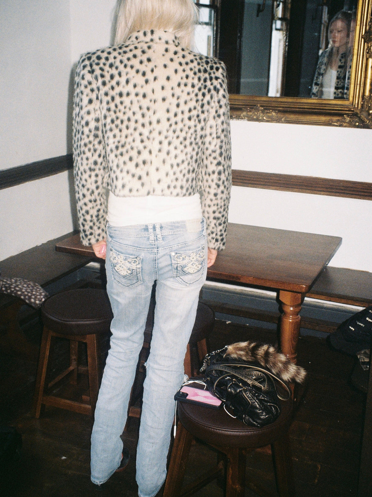 Romy Snow Leopard Jacket