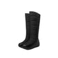 Rakkiss Women's Odessa Knee-High Boots – Plush Faux Fur-Lined Winter Boots with Side Zip & Thick Lug Sole (US 4–11)