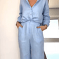 Women'S Casual Shirt Top Pants Set