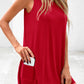 Sleeveless Crewneck Women's 2 Piece Sets Summer Matching Lounge Shorts Set Resort Airport Travel Outfit Split Hem Casual Clothes Basic Fitted Homewear