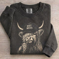 Hot Mess Highland Cow Sweatshirt
