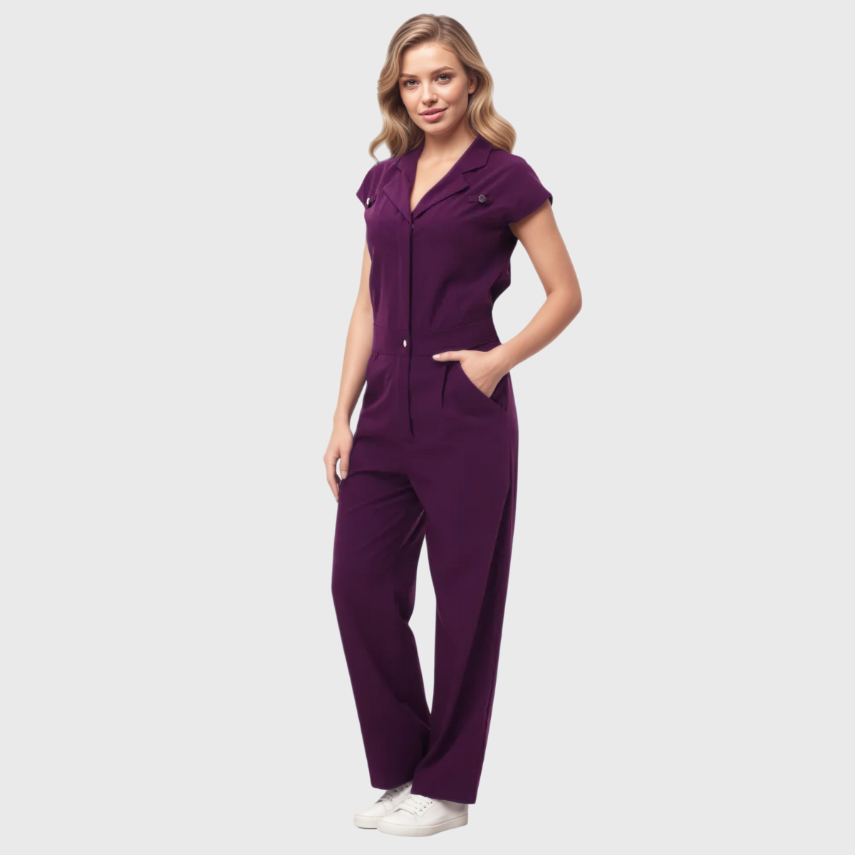 Women's Wide Leg Scrub Jumpsuit™