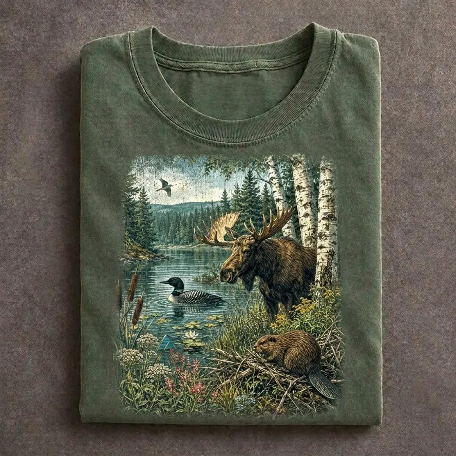 Vintage Nature Wildlife T-shirt