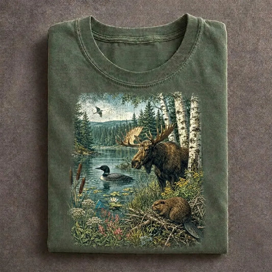 Vintage Nature Wildlife T-shirt