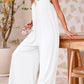 Women's Casual Summer Overall Jumpsuits Sleeveless Tank V Neck Wide Leg Loose One Piece Romper