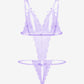 Lace Bodysuit Deep V Teddy