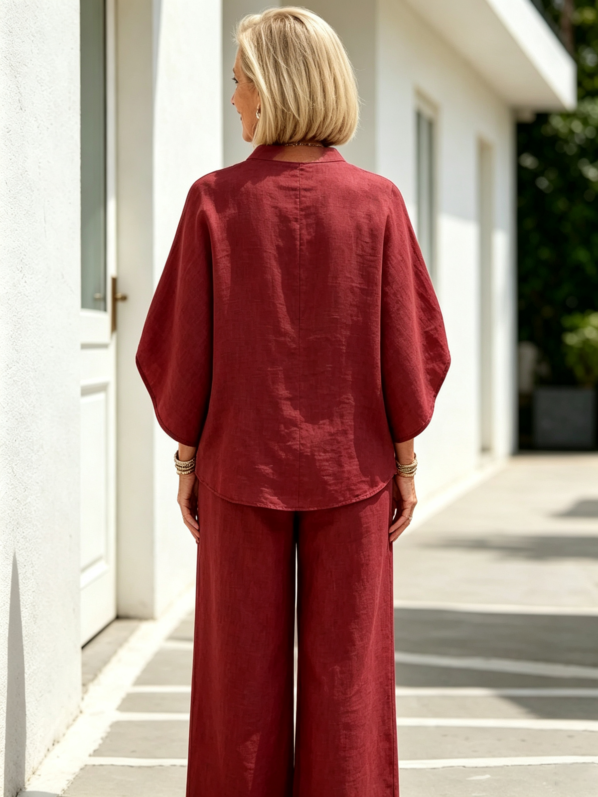 2Pcs Shirt Set Casual Urban Suit Women's Clothing