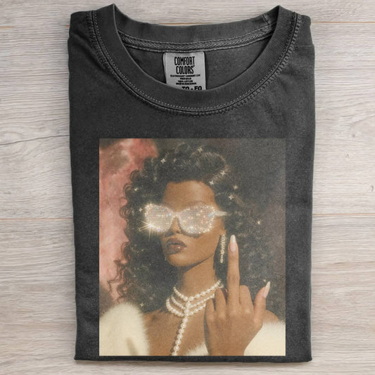 BLACK GIRL DOLL GIRL FUNNY MEME TEE