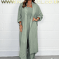 Women’s Halter Neck Wide Leg Lounge Set with Long Cardigan