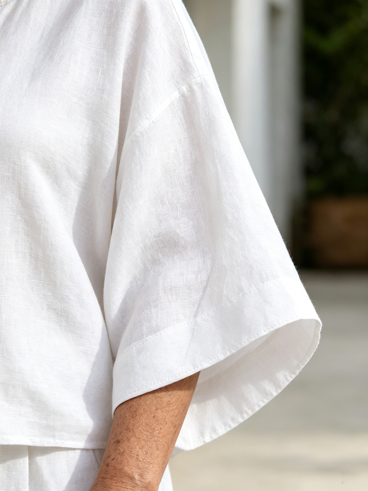 2Pcs Women's Suit Casual Women's Clothing Cotton and Linen Wide-leg Pants Suit