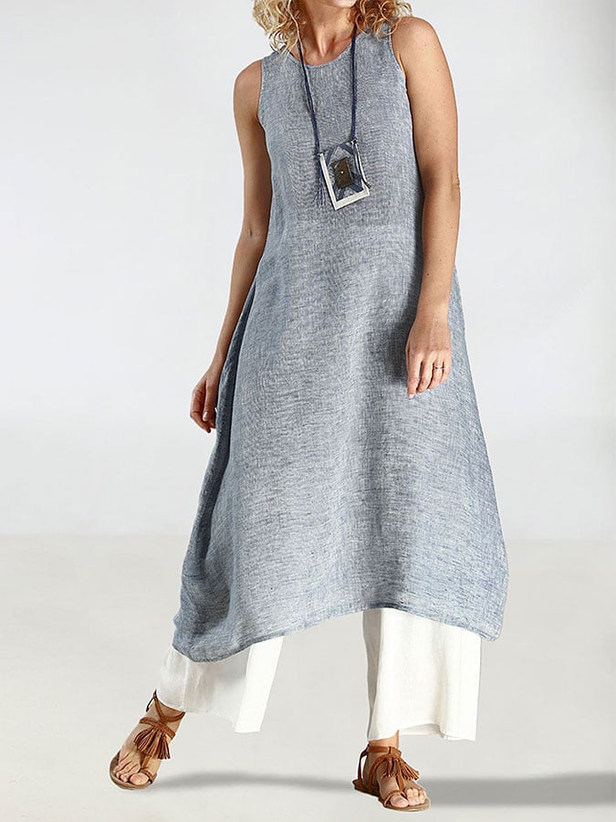 Women's casual sleeveless dress